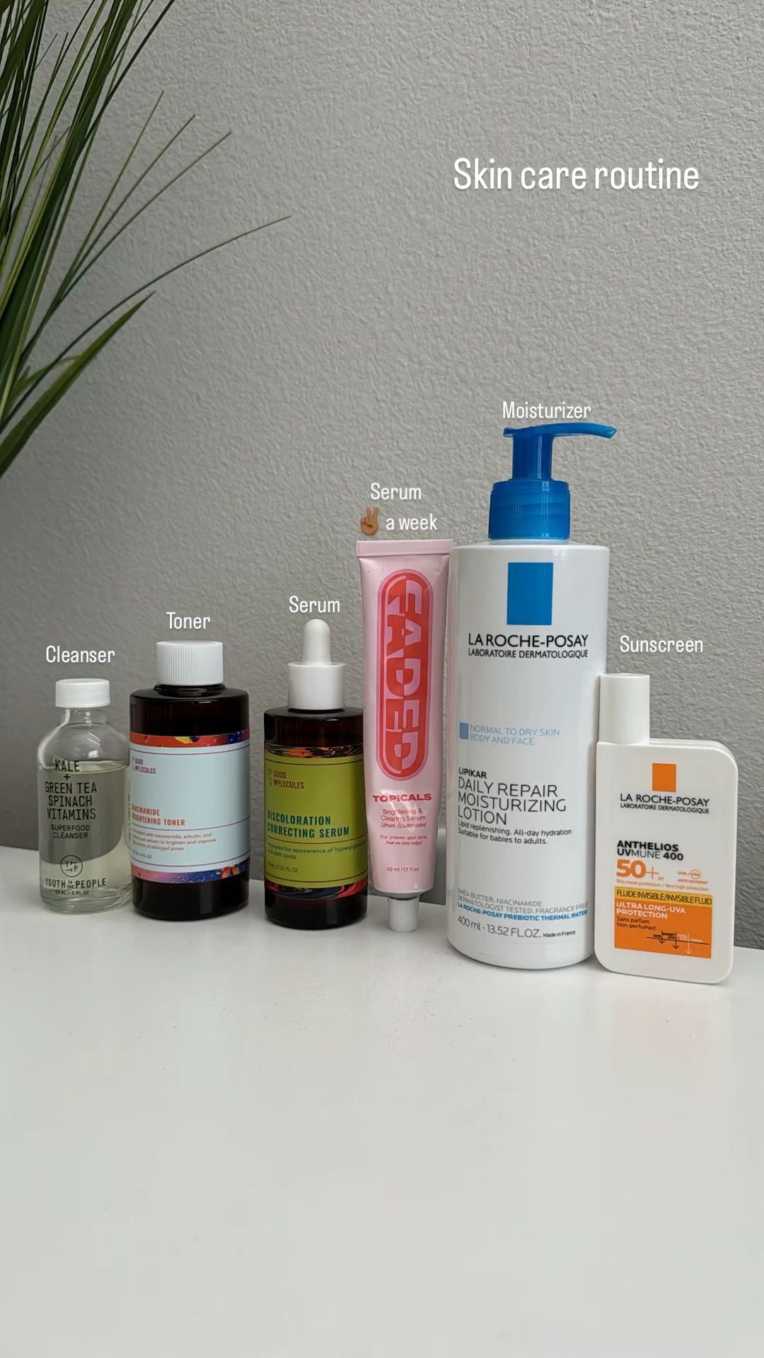 ROUTINE PERSONNALISÉE( skincare routine )