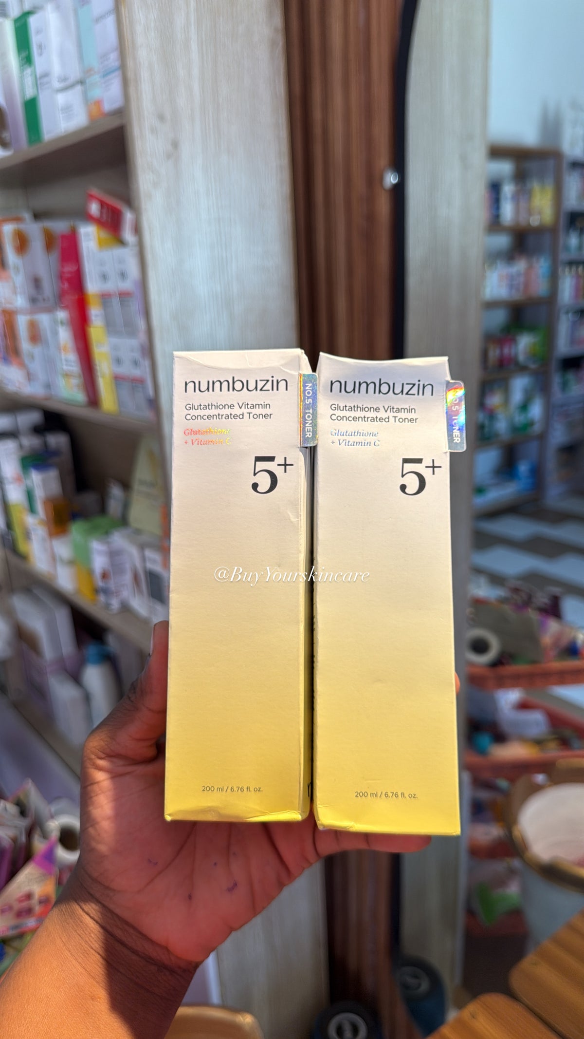 NUMBUZIN 5+ vitamine glutathione concentrated toner
