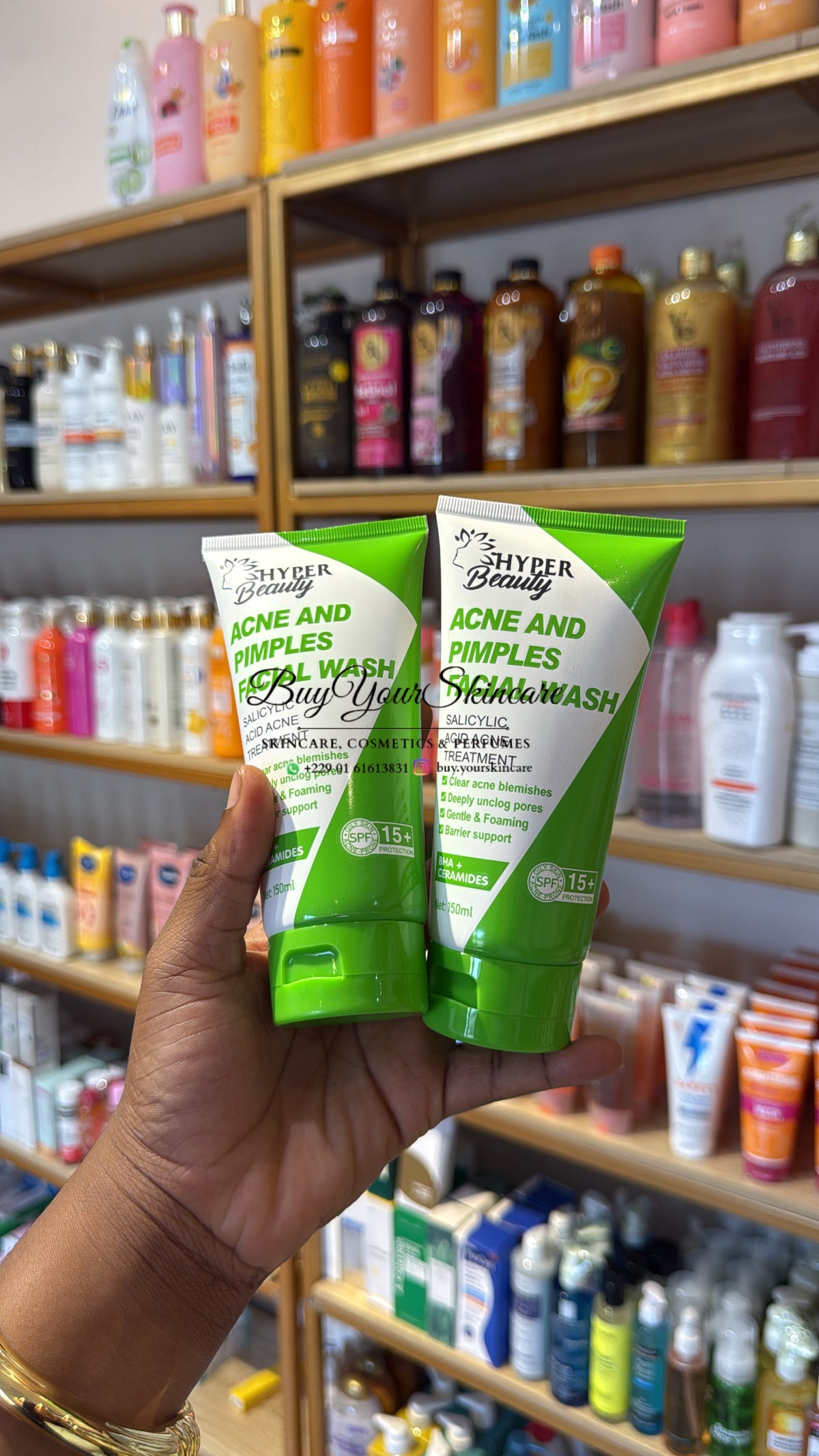 Hyper beauty salicilyc face wash nettoyant