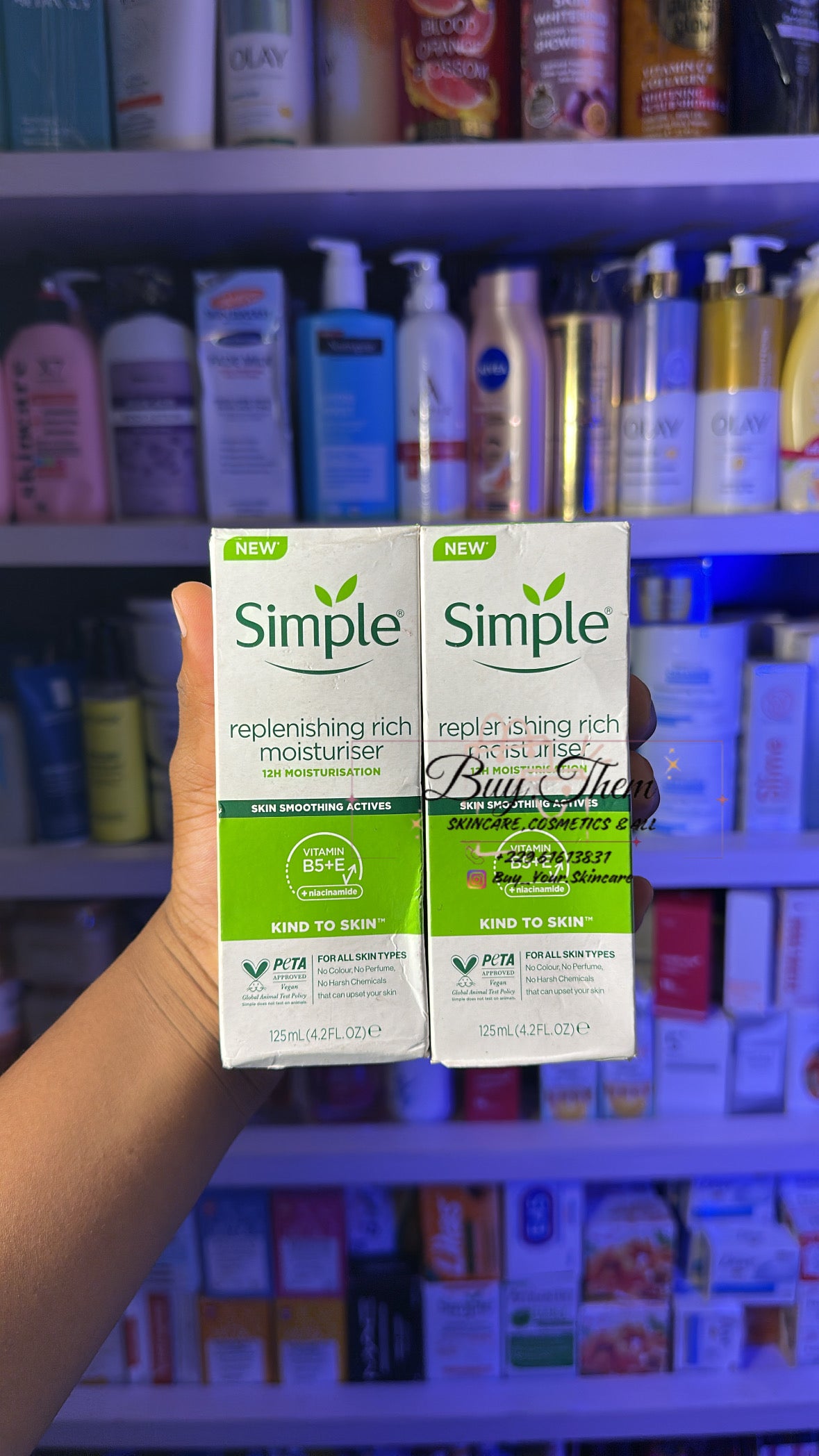 SIMPLE replenishment cream