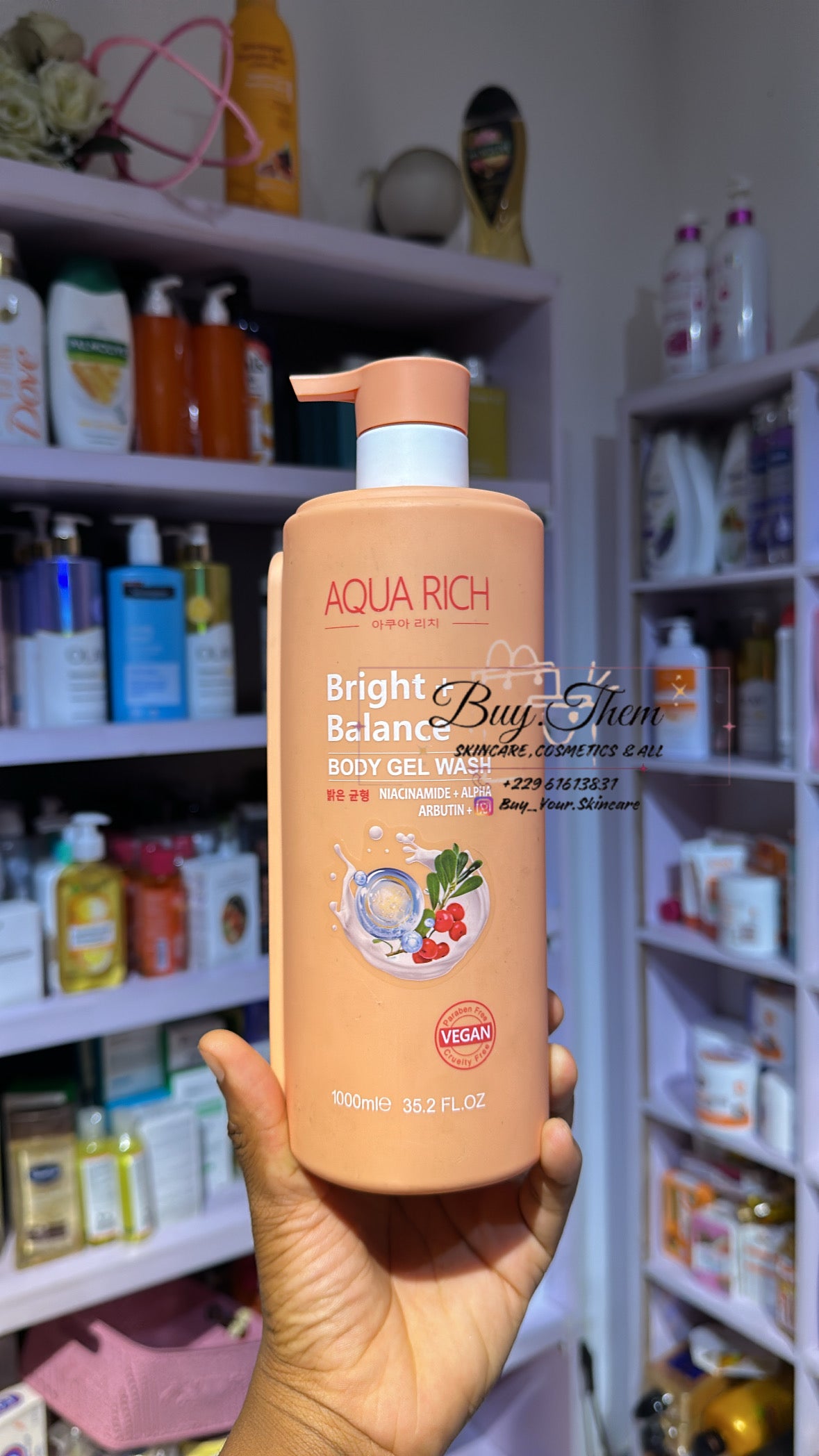 AQUA RICH bright and balance Arbutin wash