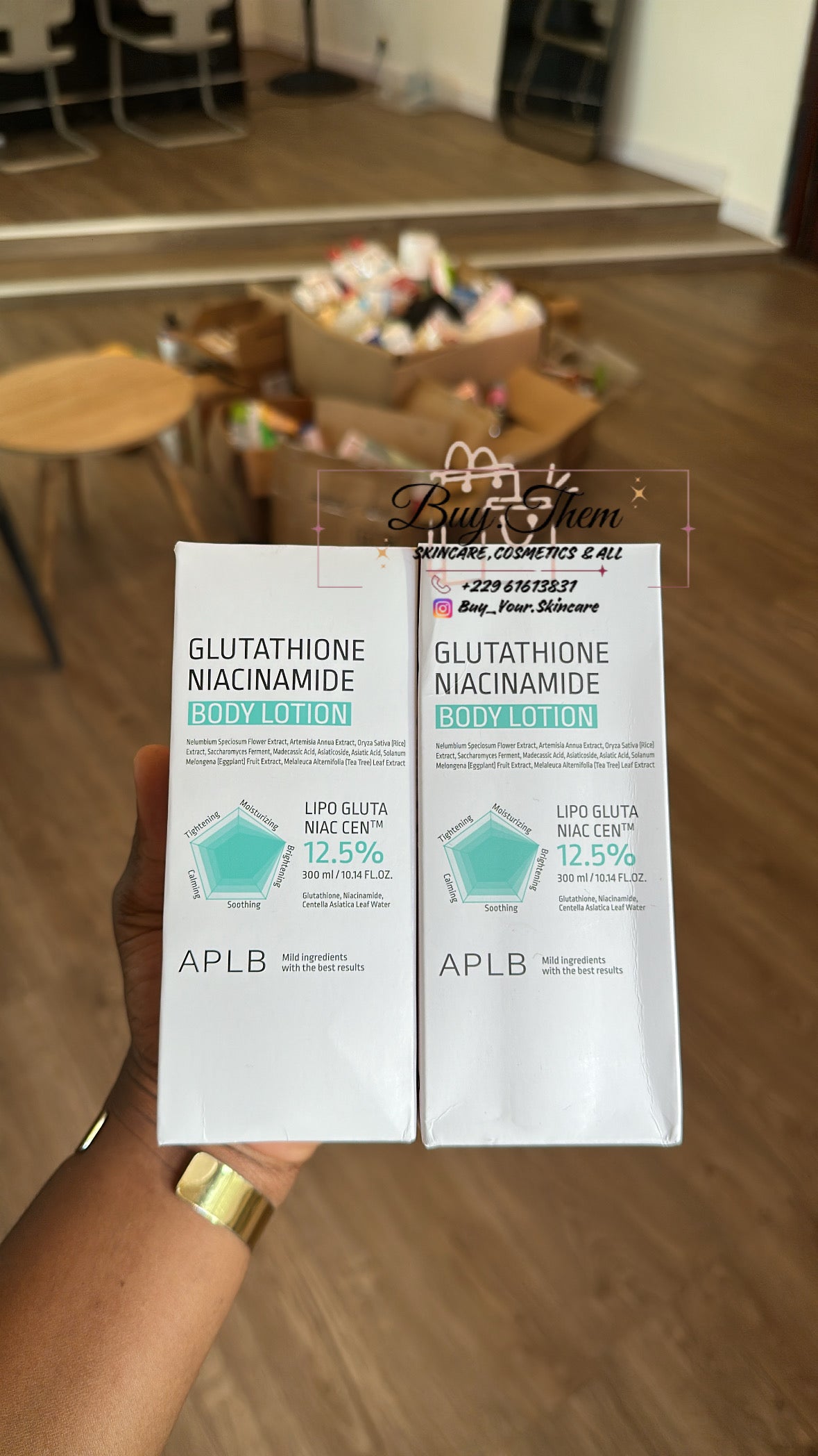 APLB Gluthatione lotion lait de corps