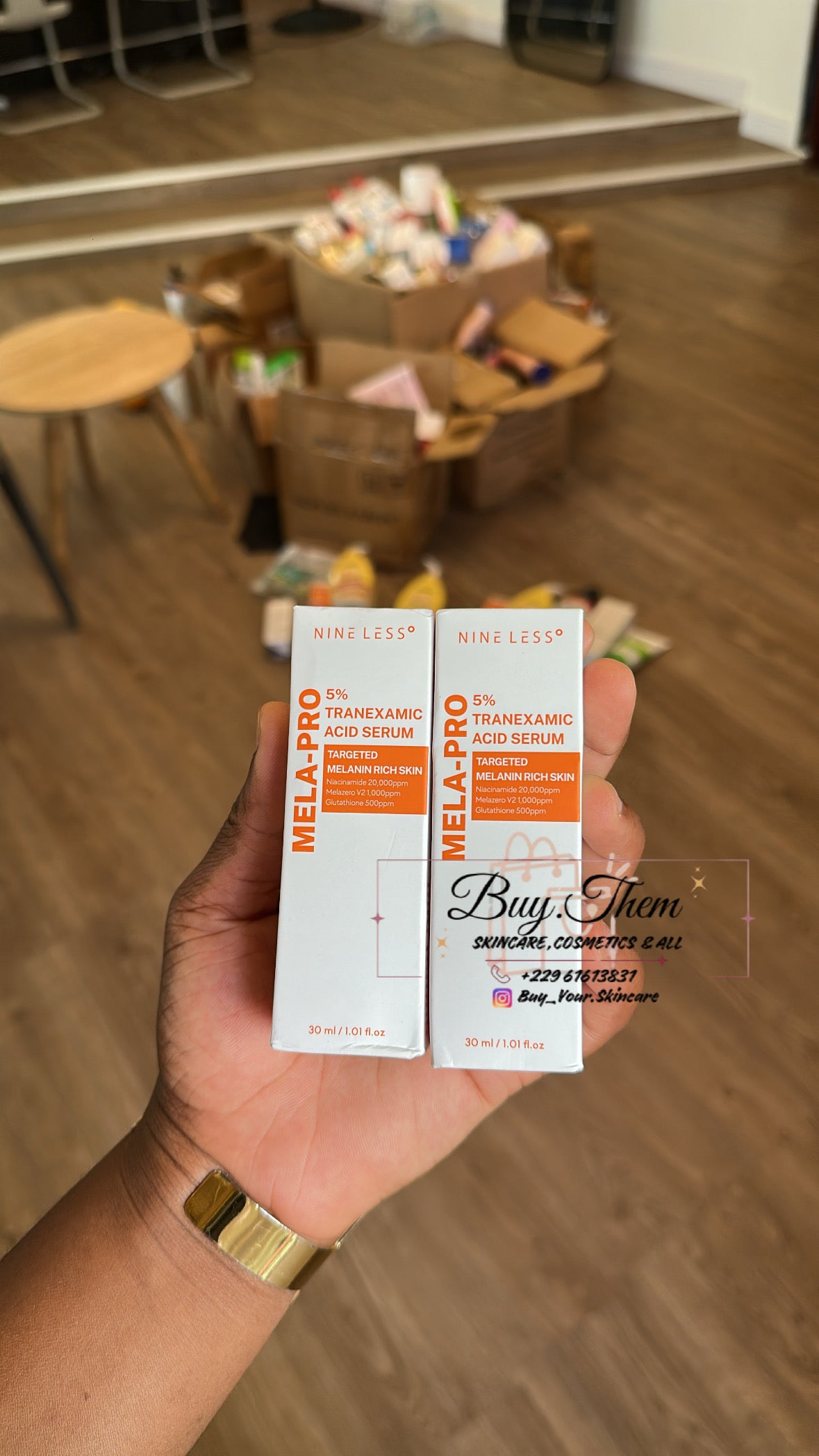 NINELESS mela pro TXA Serum