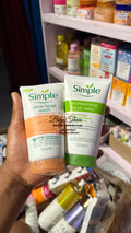 SIMPLE Gel nettoyant facial wash visage