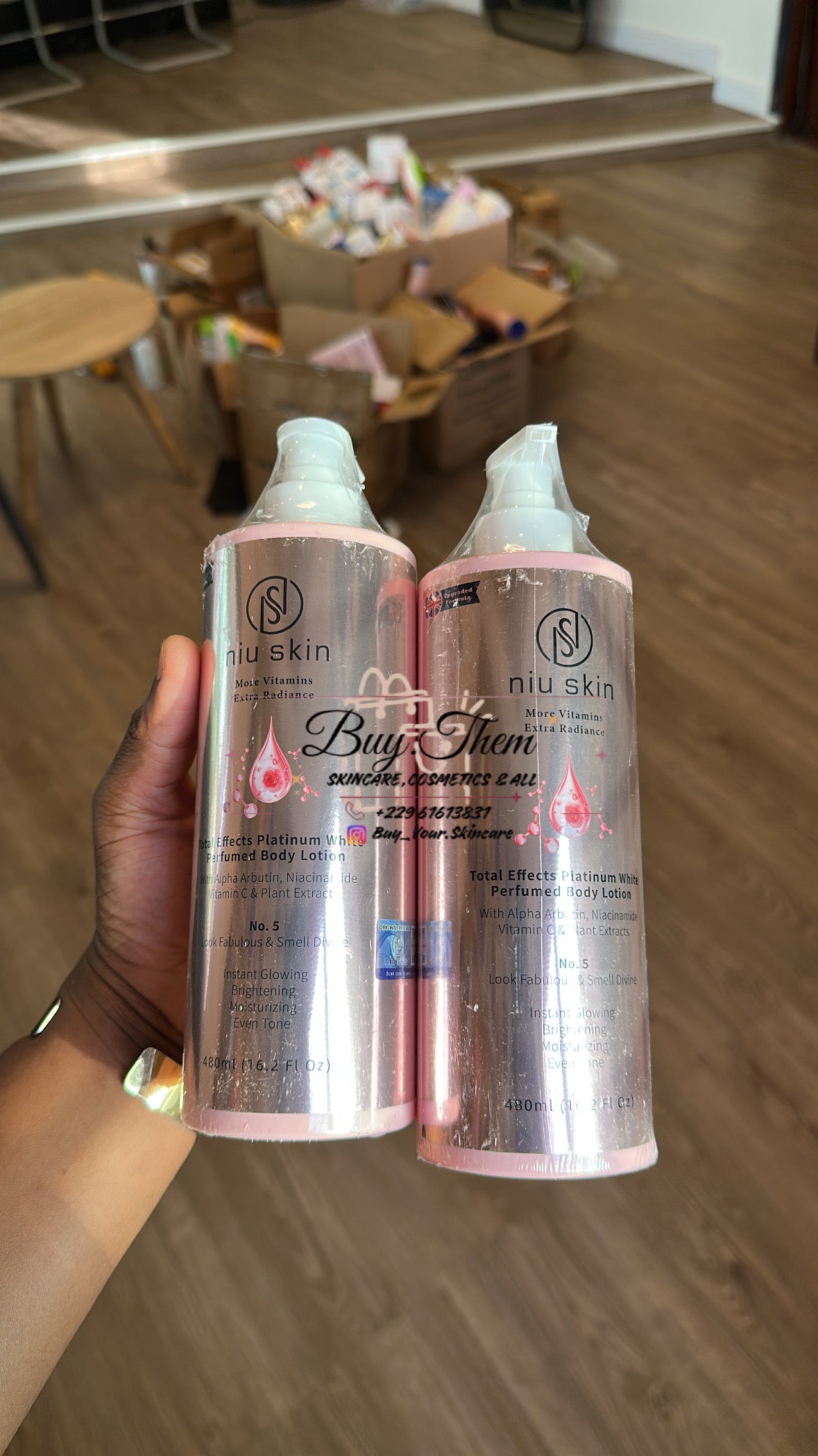 NIU SKIN body lotion