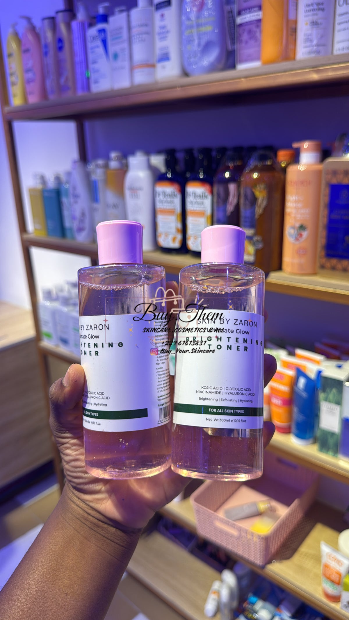SKIN BY ZARON glycolic  Exfoliating toner