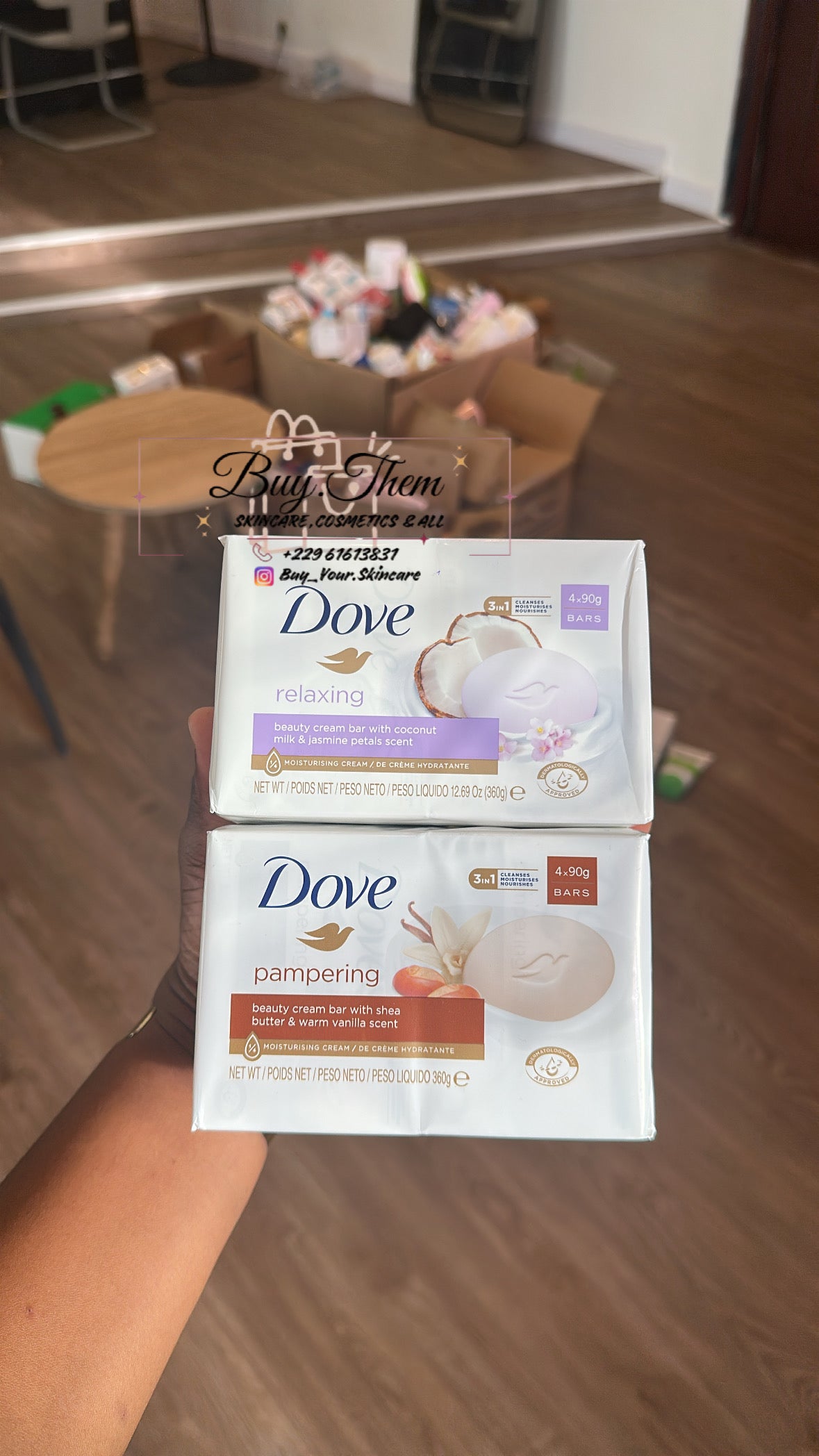 DOVE bar soap savon unité