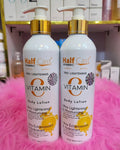 HALF CAST vitamin c BODY lotion lait corps