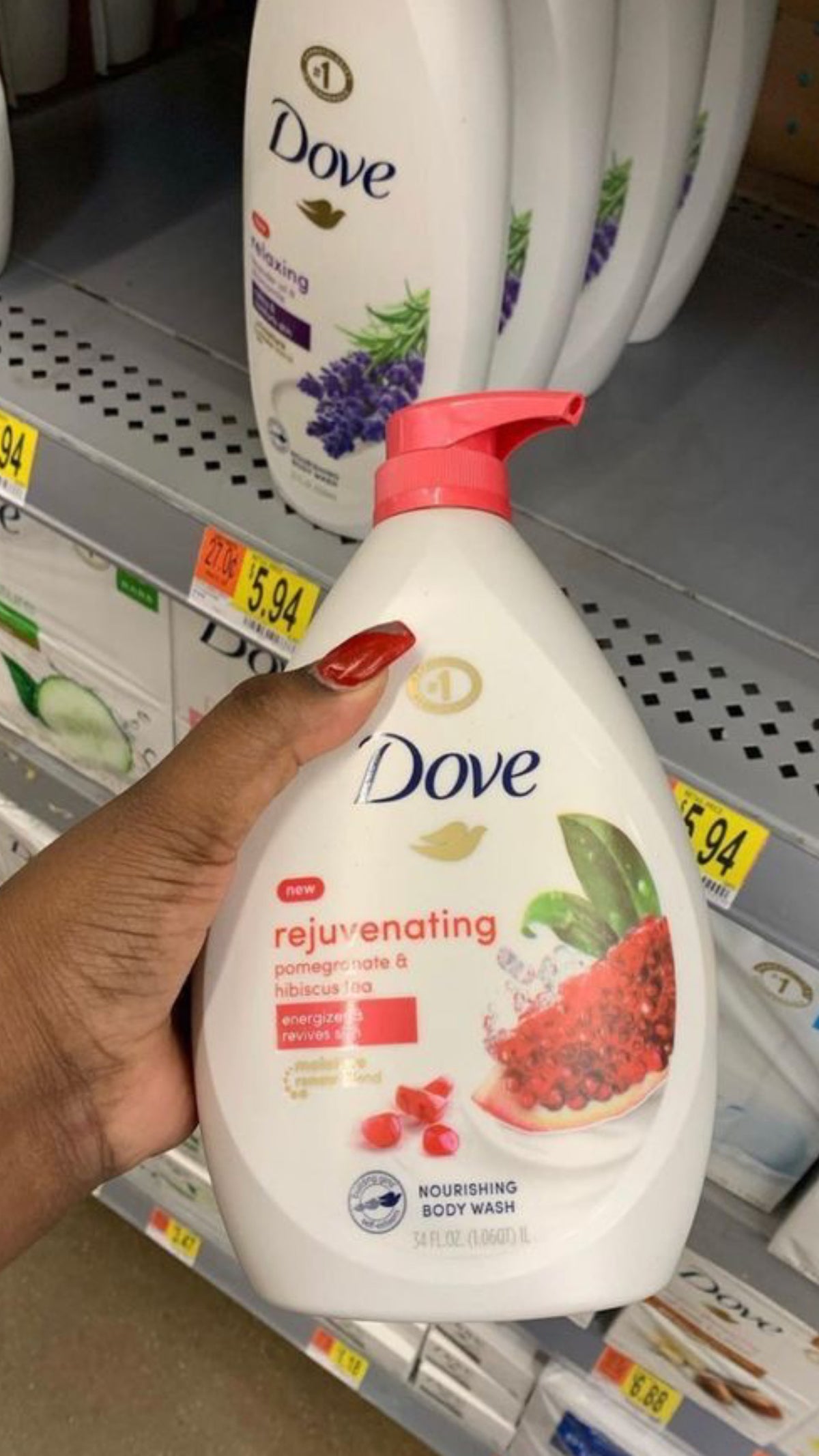 DOVE shower gel douche 550