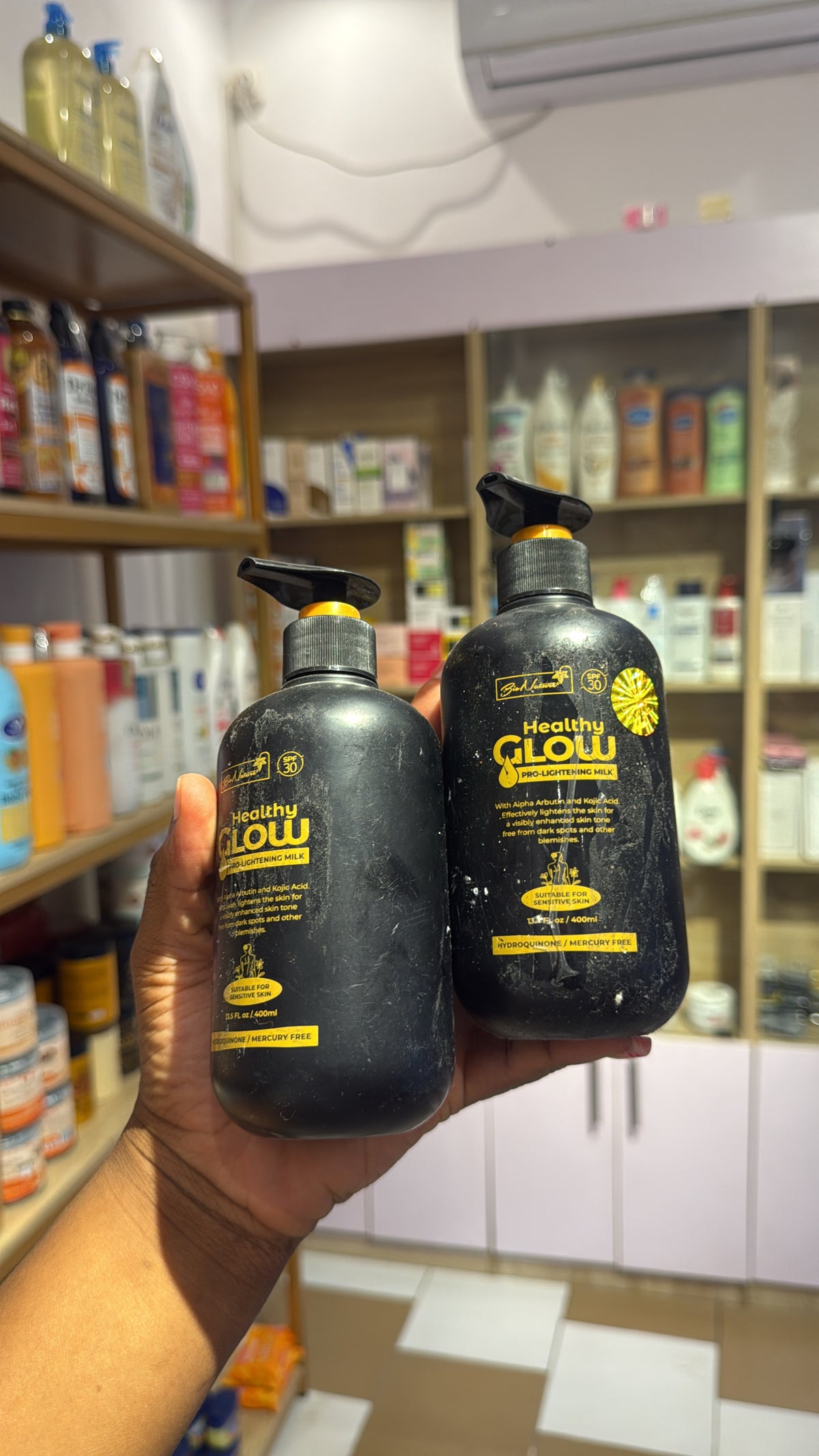Healthy glow body lotion lait de corps ( noir )