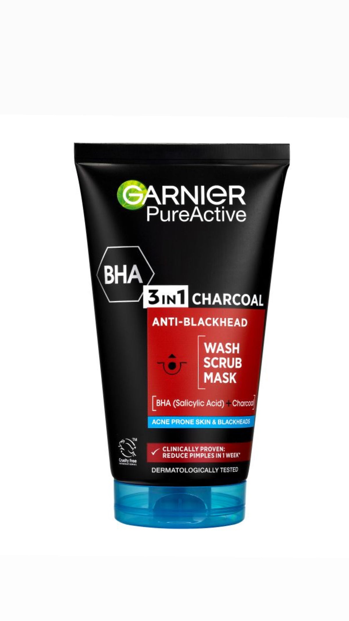 Garnier pure active charcoal nettoyant tube