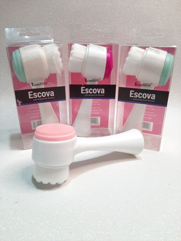 Brosse de visage doux double face