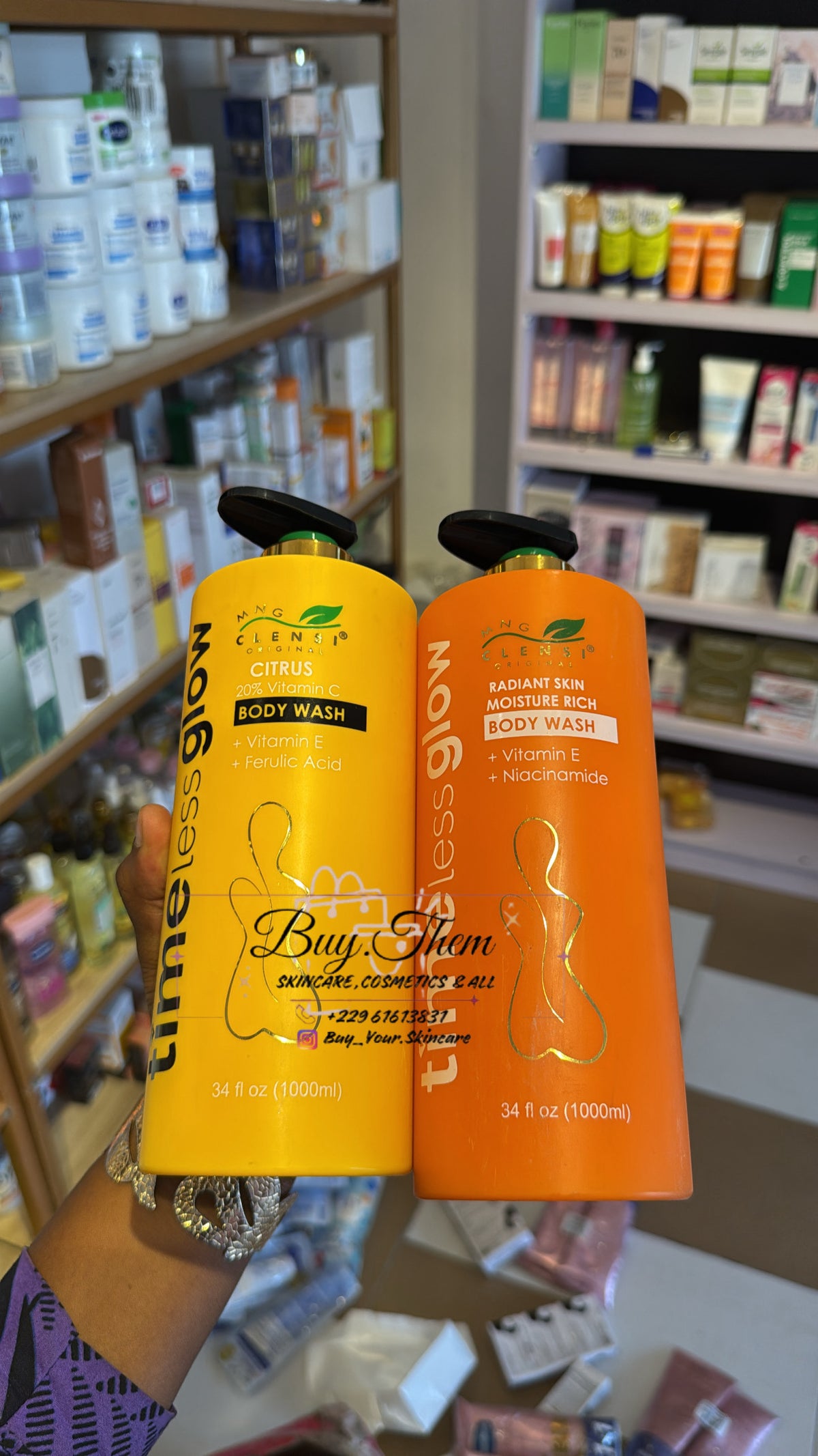 TIMELESS GLOW body wash