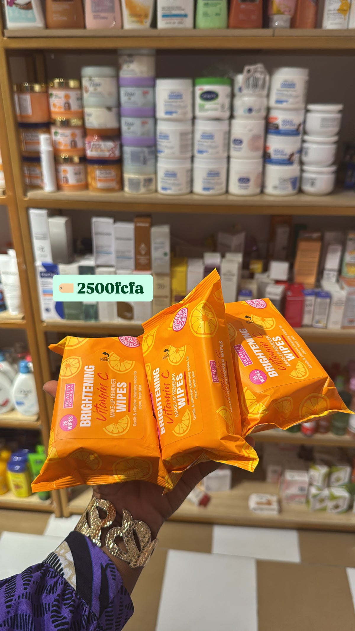 BEAUTY FORMULAS wipes nettoyant en papier