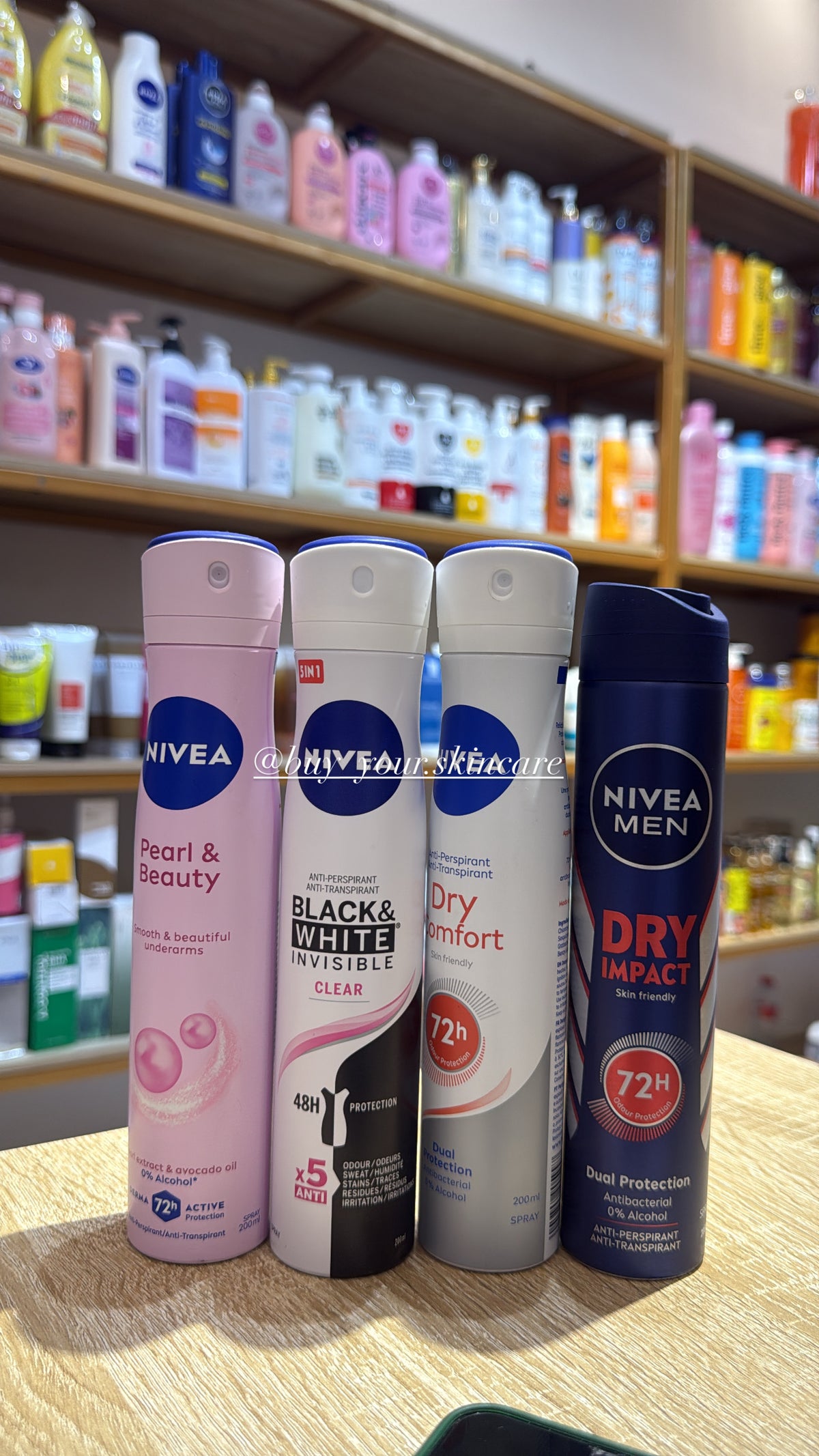 Nivea deodorant spray
